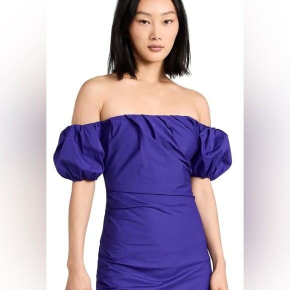 STAUD  Giulia Off-Shoulder Mini Dress - Picture 1 of 5